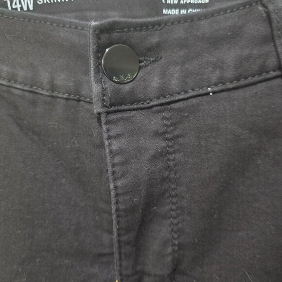 a.n.a Black Skinny Jeans | Size 14W | Stretch High Rise Denim Pants - Picture 8 of 12